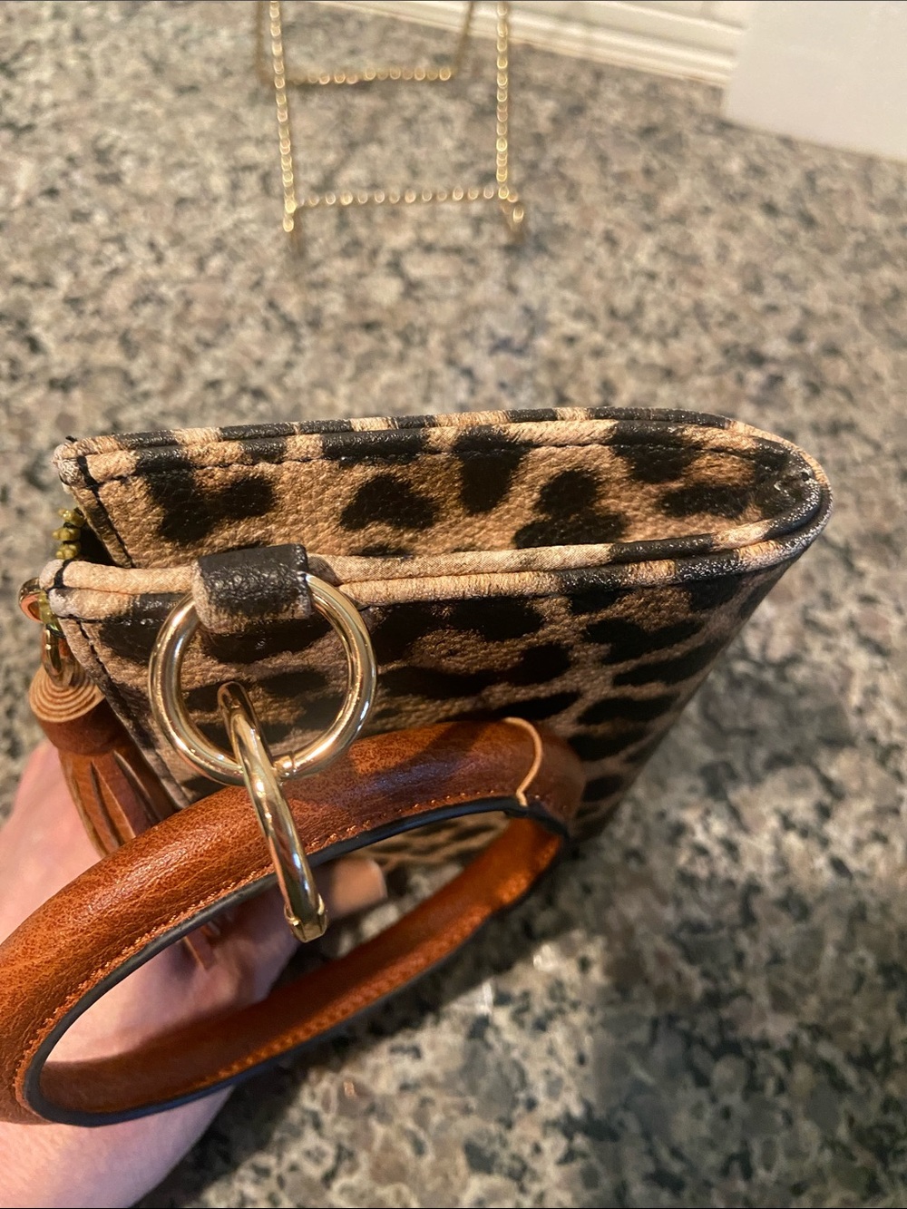 Clutch/Wristlet in Animal Print - Picture 10 of 15